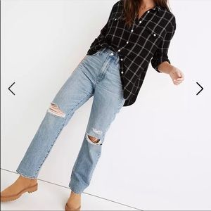 Madewell straight vintage jeans petite